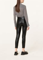 PATRIZIA PEPE 7/8-Hose in Lederoptik, Farbe: SCHWARZ (Bild 1)