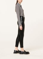 PATRIZIA PEPE 7/8-Hose in Lederoptik, Farbe: SCHWARZ (Bild 1)