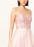 LAONA Abendkleid mit Spitze und Schmucksteinen , Farbe: ROSÉ (Bild 1)