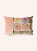 ROHLEDER Decorative cushion SPIRO CLOUD with feather filling , Color: BLUE GRAY/ ROSE/ BEIGE (Image 1)