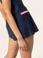 EA7 EMPORIO ARMANI Tennisrock mit Mesh, Farbe: BLAU (Bild 1)