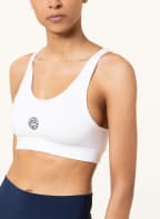 BIDI BADU Sports bra JUDE TECH , Color: WHITE (Image 1)