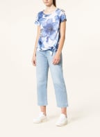 monari T-Shirt mit Schmucksteinen, Farbe: WEISS/ BLAU (Bild 1)