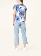 monari T-Shirt mit Schmucksteinen, Farbe: WEISS/ BLAU (Bild 1)