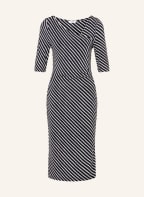 s.Oliver BLACK LABEL Kleid, Farbe: DUNKELBLAU/ WEISS (Bild 1)