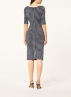 s.Oliver BLACK LABEL Kleid, Farbe: DUNKELBLAU/ WEISS (Bild 1)