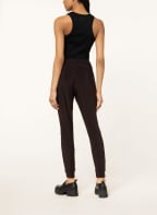 monari Hose im Jogging-Stil mit Schmucksteinen, Farbe: DUNKELBRAUN (Bild 1)