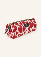 WOUF Pen case AMOUR, Color: DARK RED/ WHITE (Image 1)