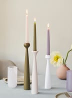 APPLICATA Candleholder BLOSSOM , Color: WHITE (Image 1)