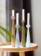 APPLICATA Candleholder BLOSSOM TULIP, Color: LIGHT BROWN (Image 1)
