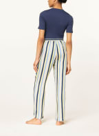 mey Lounge pants series SUSANNAH, Color: LIGHT YELLOW/ DARK BLUE/ LIGHT BLUE (Image 1)