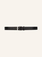 POST & CO Leather belt, Color: BLACK (Image 1)