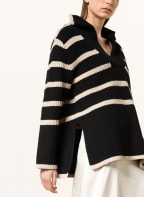 REISS Pullover HARPER, Farbe: SCHWARZ/ BEIGE (Bild 1)