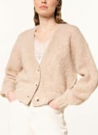 American Vintage Strickjacke BETIM aus Alpaka, Farbe: BEIGE (Bild 1)