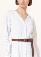 MICHAEL KORS Hemdblusenkleid mit Stickereien, Farbe: WEISS (Bild 1)