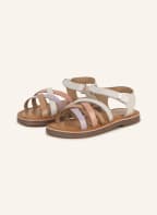 GIOSEPPO Sandalen ATYRA, Farbe: COGNAC/ ROSÉ/ WEISS (Bild 1)
