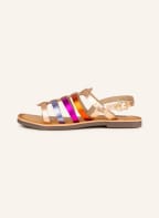 GIOSEPPO Sandalen CAORLE, Farbe: ROSÉGOLD/ ORANGE/ PINK (Bild 1)