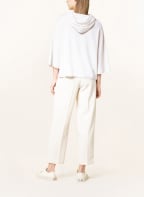 MRS & HUGS Strick-Hoodie mit Cashmere und 3/4-Arm, Farbe: ECRU (Bild 1)