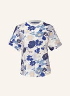 TED BAKER T-Shirt KYLEA mit Leinen, Farbe: WEISS/ HELLBLAU/ BLAU (Bild 1)