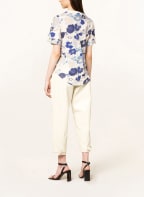 TED BAKER T-Shirt KYLEA mit Leinen, Farbe: WEISS/ HELLBLAU/ BLAU (Bild 1)