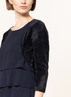 VM VERA MONT Kunstpelz-Bolero mit 3/4-Arm, Farbe: DUNKELBLAU (Bild 1)