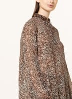 MARC AUREL Bluse mit Rüschen, Farbe: HELLBRAUN/ SCHWARZ (Bild 1)