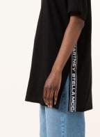 STELLA McCARTNEY SWIMWEAR Strandkleid mit Galonstreifen, Farbe: SCHWARZ (Bild 1)