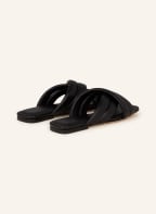 ANINE BING Slides, Color: BLACK (Image 1)
