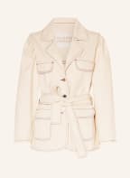 CLAUDIE PIERLOT Fieldjacket VENITIENNE aus Jeans, Farbe: CREME (Bild 1)