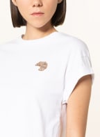 rich&royal T-Shirt mit Schmucksteinen , Farbe: WEISS (Bild 1)