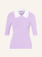 CLAUDIE PIERLOT Strick-Poloshirt MODESTEBIS, Farbe: HELLLILA (Bild 1)