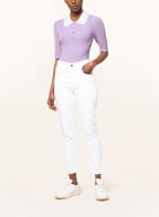 CLAUDIE PIERLOT Strick-Poloshirt MODESTEBIS, Farbe: HELLLILA (Bild 1)