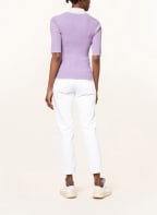 CLAUDIE PIERLOT Strick-Poloshirt MODESTEBIS, Farbe: HELLLILA (Bild 1)