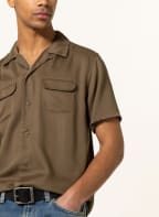 Nudie Jeans Resorthemd ARDIB Comfort Fit , Farbe: KHAKI (Bild 1)