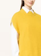 SEM PER LEI Cashmere-Pullunder, Farbe: GELB (Bild 1)