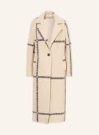 SEM PER LEI Strickmantel, Farbe: BEIGE/ SCHWARZ (Bild 1)