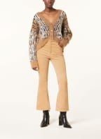 DOROTHEE SCHUMACHER Bootcut-Hose aus Samt, Farbe: BEIGE (Bild 1)