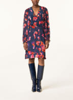 DOROTHEE SCHUMACHER Seidenrock mit Rüschen, Farbe: DUNKELBLAU/ PINK/ ORANGE (Bild 1)