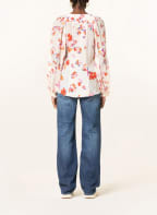 DOROTHEE SCHUMACHER Blusenshirt aus Seide, Farbe: CREME/ ROT/ BLAU (Bild 1)