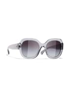 CHANEL Quadratische Sonnenbrille, Farbe: C811S6 - HELLGRAU/ GRAU VERLAUF (Bild 1)
