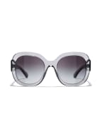 CHANEL Quadratische Sonnenbrille, Farbe: C811S6 - HELLGRAU/ GRAU VERLAUF (Bild 1)