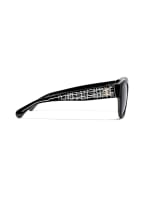 CHANEL Pantos-Sonnenbrille , Farbe: C501T8 - SCHWARZ/ GRAU POLARISIERT (Bild 1)