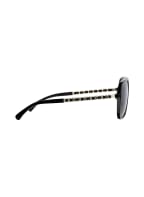 CHANEL Pilotensonnenbrille , Farbe: C622S8 - SCHWARZ/ GRAU POLARISIERT (Bild 1)