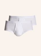SCHIESSER 2er-Pack Slips Feinripp, Farbe: WEISS (Bild 1)