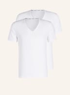 Calvin Klein 2er-Pack V-Shirts, Farbe: WEISS (Bild 1)