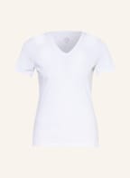 BOVIVA T-shirt with decorative gems, Color: WHITE (Image 1)