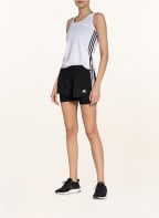 adidas 2-in-1-Shorts PACER, Farbe: SCHWARZ/ WEISS (Bild 1)