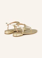 LAUREN RALPH LAUREN Flip Flops ELLINGTON, Color: GOLD (Image 1)