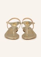 LAUREN RALPH LAUREN Flip Flops ELLINGTON, Color: GOLD (Image 1)