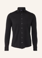 STROKESMAN'S Piqué-Hemd Modern Fit, Farbe: SCHWARZ (Bild 1)